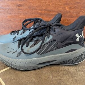 Under Armour Black and Gray Athletic Shoes
